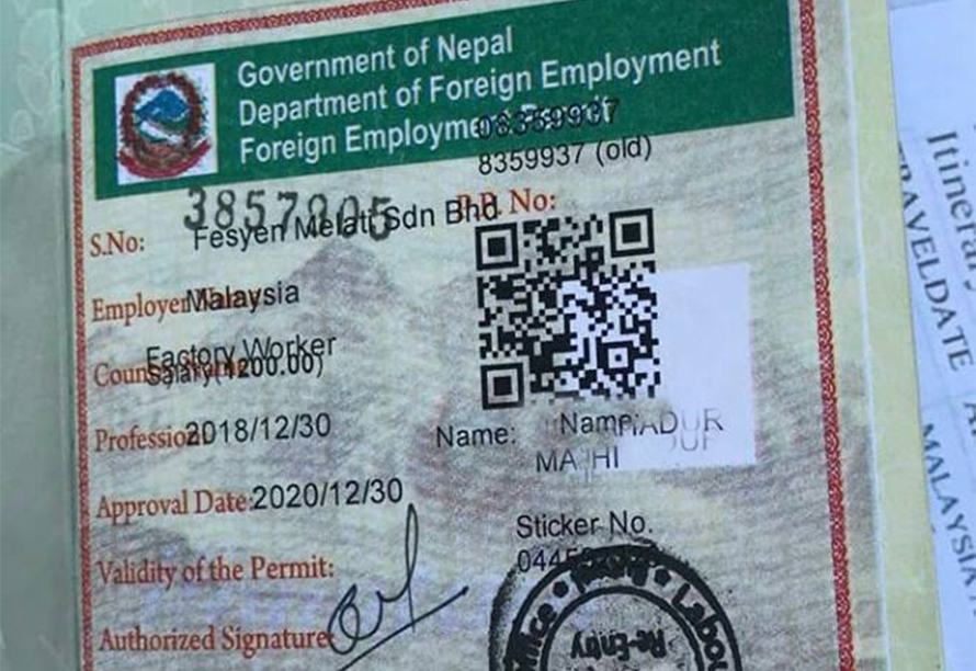 foreign employment permit